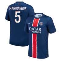 Maglia Calcio Paris Saint-Germain Marquinhos #5 Prima Divisa 2024-25 Manica Corta